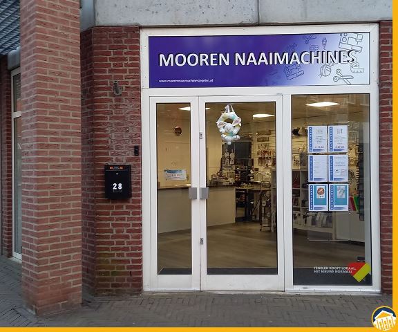 Mooren Naaimachines verhuisd